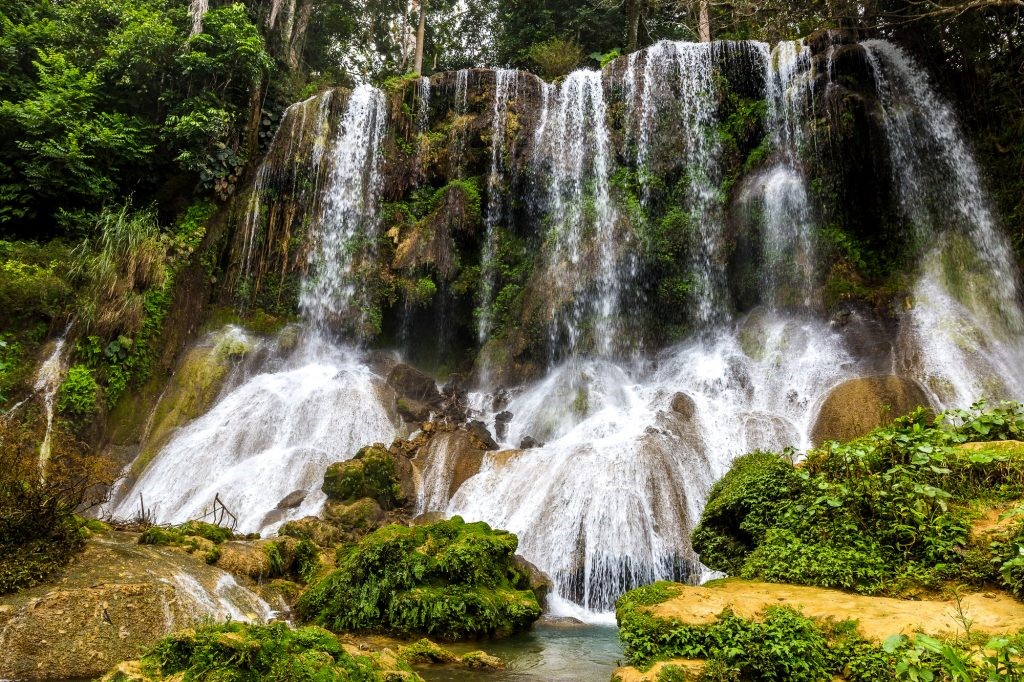 Waterfalls El Nicho in Cuba