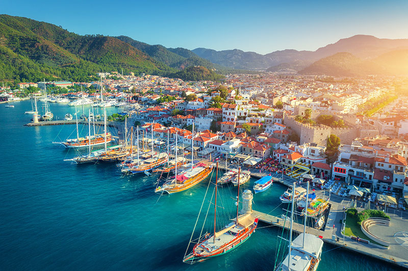Romantic Sailing town in Turkey