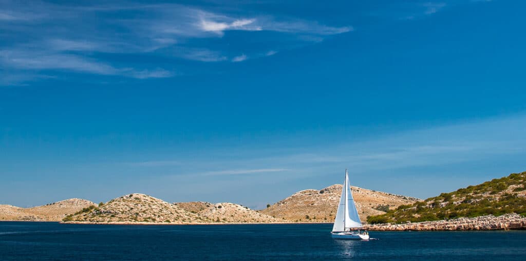 Sailing in Kornati Archipelago