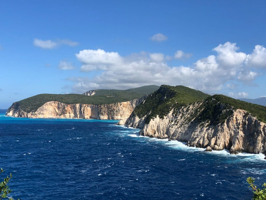 cliffs on Lefkas, Greece